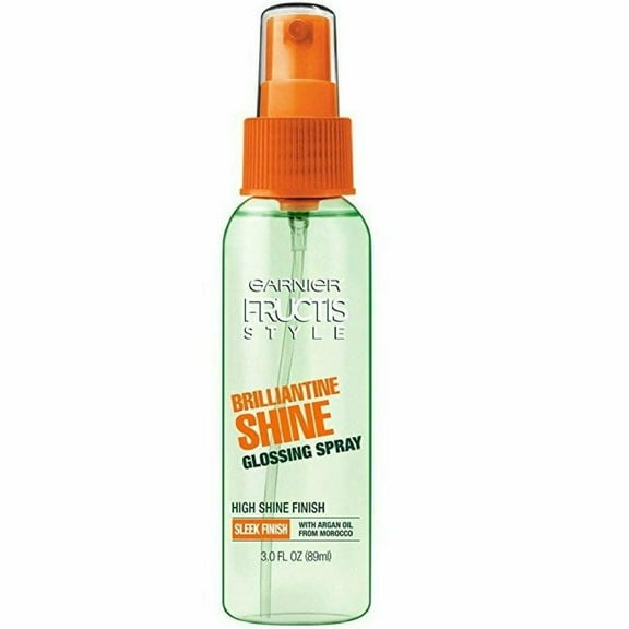 Garnier Fructis Style Shine Glossing Spray w/ Sleek Argan Oil, 3oz, 4-Pack