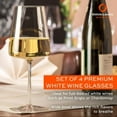 thumbnail image 4 of Stölzle Lausitz Power 13.5 Oz White Wine Glass (Set of 4) - Lead-Free Durable Glassware, Dishwasher Safe - Pulled Stem & Radiant Sparkle, Crystal Glassware Set & Bar Glassware Essentials, 4 of 9