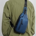 thumbnail image 6 of Men's Large Crossbody Chest Bag, Water-Resistant Sling Pack with USB Port, Anti-Theft Travel Shoulder Bag for Outdoors, Holds 7.9-Inch Tablet, 6 of 9