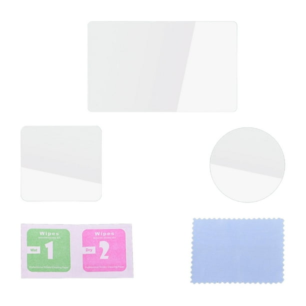 3 uds película protectora de pantalla, lente a prueba de arañazos y película de pantalla Dual Anti burbujas a prueba de polvo a prueba de aceite 9H