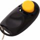 thumbnail image 2 of Clicker para adiestramiento de perros, Clicker para adiestramiento de mascotas, botón de dispositivo Clicker grande con correa (negro), artículos clásicos diarios para perros, 2 of 5