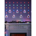 thumbnail image 6 of WILLED Christmas Decorative Lamp, 9.8Ft 120 LED Multicolor Star String Lights with Ornaments, Battery Operated Curtain Lights with Remote, 8 Modes, Waterproof for Indoor Outdoor Christmas Decorations, 6 of 8