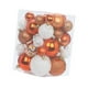 thumbnail image 4 of 36 colgantes decorativos irrompibles para árbol de Navidad. Naranja Blanco, 4 of 9