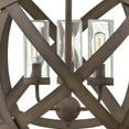 thumbnail image 6 of 3 Light Medium Outdoor Low Voltage Orb Hanging Lantern in Industrial Style 18.5 inches Wide By 19 inches High-Vintage Iron Finish-Incandescent Lamping, 6 of 6