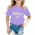 thumbnail image 2 of Birthday Girl Shirt Toddler Kid 4th 5th 6th 7th 8th 9th 10th 11th 12th Girls Birthday Tshirts Short Sleeve Tees, 2 of 4