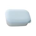 thumbnail image 3 of Plastic Soap Tray, VGFVFSKGA Leakproof Soap Holder, Double-Layer Drainage Soap Box, Portable Soap Dish, Self Draining Bar Soap Sponge Holder for Shower Bathroom Washroom Bathtub,4.6×3.4 in,Z1#Blue, 3 of 6