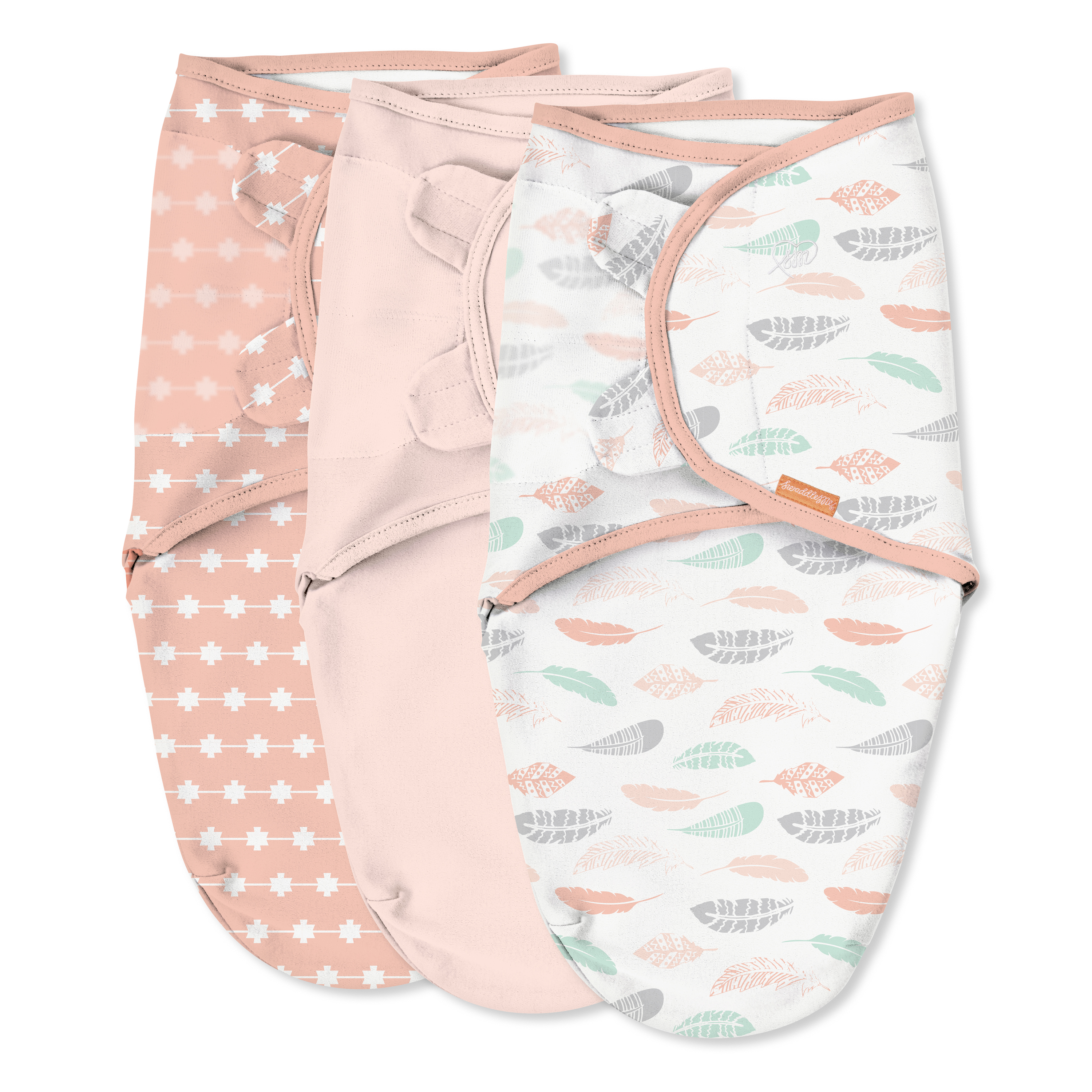 SwaddleMe by Ingenuity Original Swaddle, Coral Days