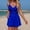 Blue, variant on HAIJIE Beach Coverups Women Bathing Suit Swimwear Beach Vacation Ladies Bathing Suits Floral Print Tankini Sets for Wife Girlfriend Tops with Boyshorts (Black,XL)