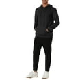 thumbnail image 2 of Lars Amadeus Men's Hoodie Sweatshirt Long Sleeves Solid Drawstring Pullover, 2 of 6