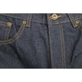 thumbnail image 3 of Men's Quality Cotton Denim Comfort Fit Casual Straight Leg Work Jean Pants (71 Raw Denim Blue, 42W x 30L), 3 of 3