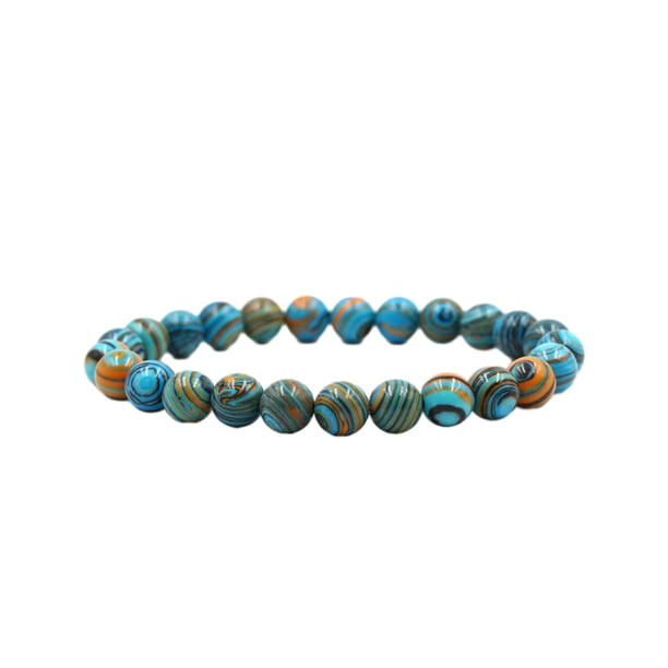 Qarigey con cuentas colgante de joyería de moda exquisita sin rebabas Unisex mujer hombre regalo de cumpleaños muñequera pulseras de Ropa, zapatos y accesorios Miscelánea Tipo 2 4 mm
