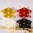 thumbnail image 6 of Grad Cap Light Up Decor, Home Bar Bedroom Decor, Marquee Grad Hat, Graduation Cap Lights, Battery Operated Marquee, Grad Party Centerpiece, Light Up Graduation Cap, Doctoral Tam Decor, 6 of 6