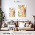 thumbnail image 3 of Elephant Stock Sunkissed Wall Art - Vertical Multi Panel Canvas - Living Room Wall Decor - Abstract Multi Panel - Blue And Beige Decor By Norman Wyatt Jr. - 14" x 23", 3 of 4