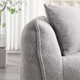 thumbnail image 5 of Chenille Bean Bag Sofa Chair for Adults & Kids, Indoor & Outdoor Lazy Bean Bag Sofa with Pillows & Soft Foam for Living Room, Bedroom, Reading Room & Nursery, 66.14''x33.86''x26.00'', Grey, 5 of 8