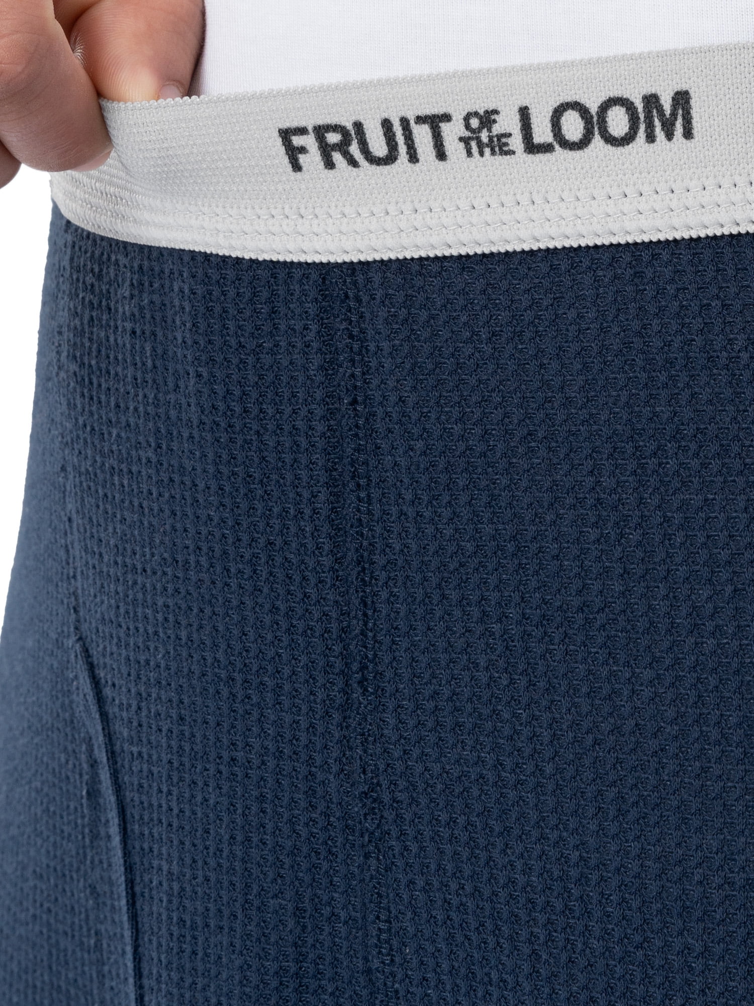 Fruit of the Loom Men's Thermal Waffle Underwear Bottom, Sizes S-5XL