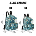thumbnail image 2 of FORMRS Mini Backpack Purse for Women Quilted Travel Daypack Casual Shoulder Bag, Light Blue Geometric Pattern, 2 of 7