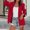 Red, variant on Drovellove Women's Long Sleeve Button Down Casual Jacket with Turndown Collar – Soft Solid Outwear for Street Style, Travel, Work, or Weekend Brunch