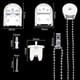 thumbnail image 2 of By Roller Blind Spares 25mm Stronger Metal Roller Blind Fittings With Roller Blind Metal Cord Brackets Clutch Pin End Window Blind Accessories For Fi, 2 of 4