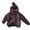 Brown, variant on Boys Girls Hooded Cardigan Sweater Soft Knit Fall Winter Jacket Cute Design Warm Outerwear for Kids