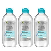 Garnier SkinActive Micellar Cleansing Water, Waterproof, 3 Pack