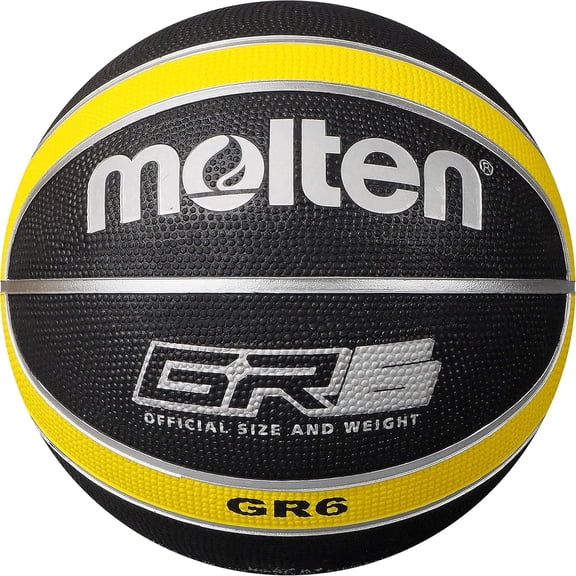 Molten Basketball BGR6 Unisex Bright Colored Ball Indoor Outdoor, Size 6