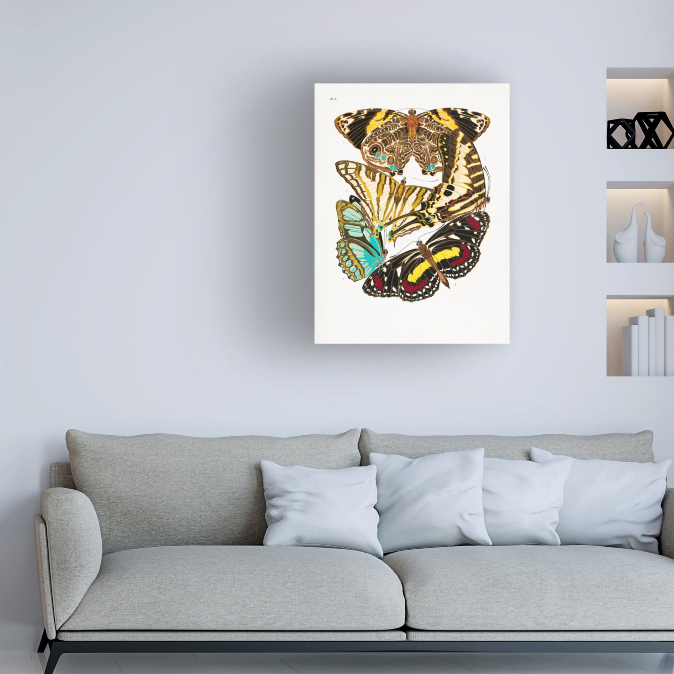 Trademark Fine Art Pictufy Butterflies 10 Canvas Wall Art