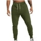 thumbnail image 1 of Puntoco Pantalones deportivos casuales para hombre, sólidos, con cremallera, múltiples bolsillos y cordón para exteriores, 1 of 9