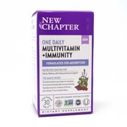 New Chapter One Daily Multivitamin + Immunity - 30 Veg Tablets