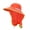 Orange/yellow, variant on Hi-Vis Reflective Sun Hat with Detachable Neck Flap, Wide Brim UV Protection Quick Dry Breathable Unisex Outdoor Hat for Work Hiking Fishing Gardening - Orange/Yellow