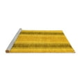 thumbnail image 2 of Ahgly Company Machine Washable Indoor Rectangle Abstract Yellow Modern Area Rugs, 6' x 9', 2 of 4
