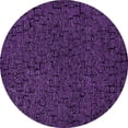 thumbnail image 1 of Ahgly Company Indoor Round Oriental Purple Industrial Area Rugs, 3' Round, 1 of 4