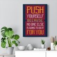 thumbnail image 2 of Inspirational Wall Art Push Yourself Wall Art Motivational Motto Inspiring Prints Artwork Decor Ready to Hang Unframed, 2 of 12