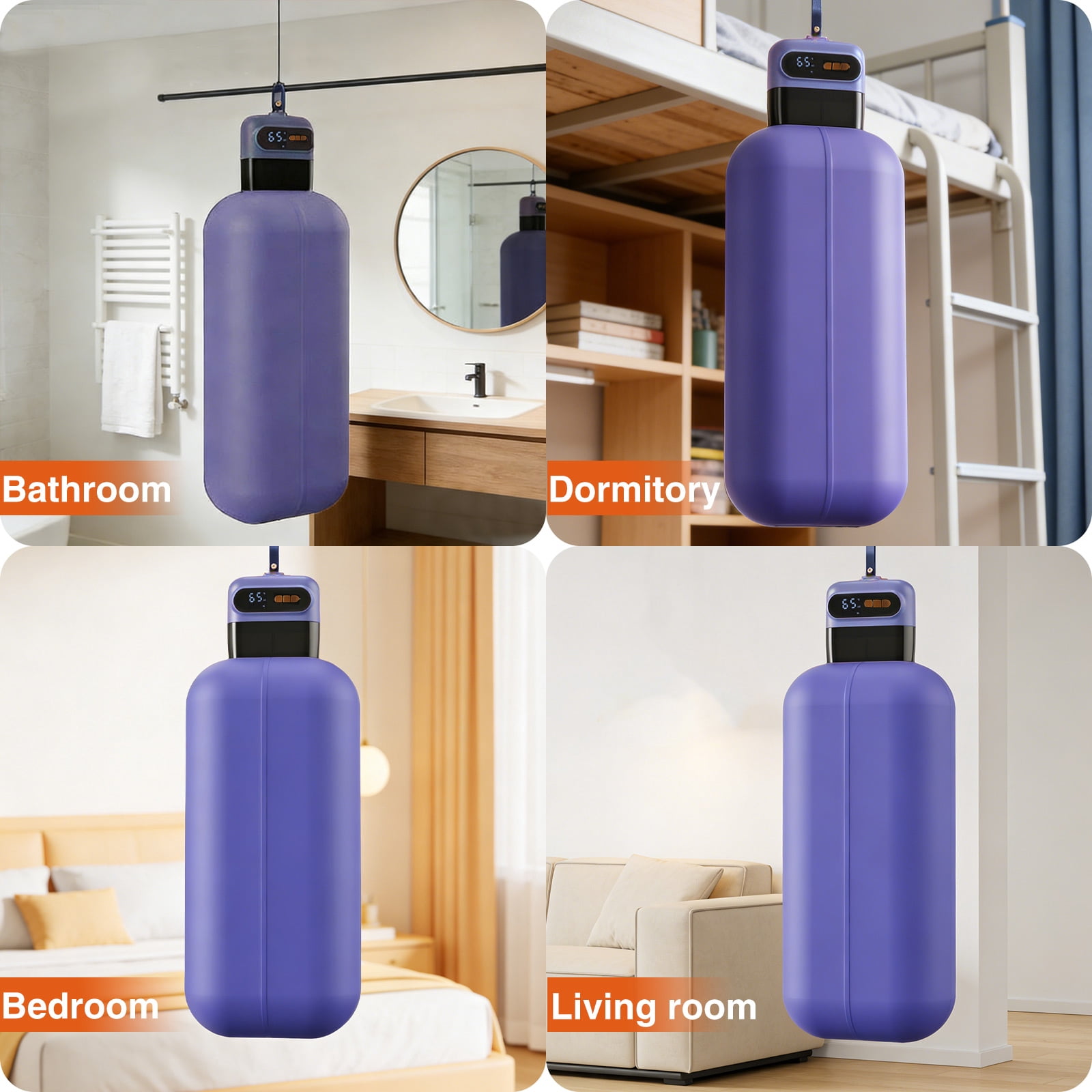 JahyShow Portable Clothes Dryer, Mini/Compact Dryer for Apartment, RV, Travel Fast-Drying Machine with Adjustable Timer Hassle-Free Setup