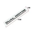 thumbnail image 2 of Emblema de motor dual Yashi insignia adhesiva 3D negro y rojo para Modelo 3 YXS, 2 of 5