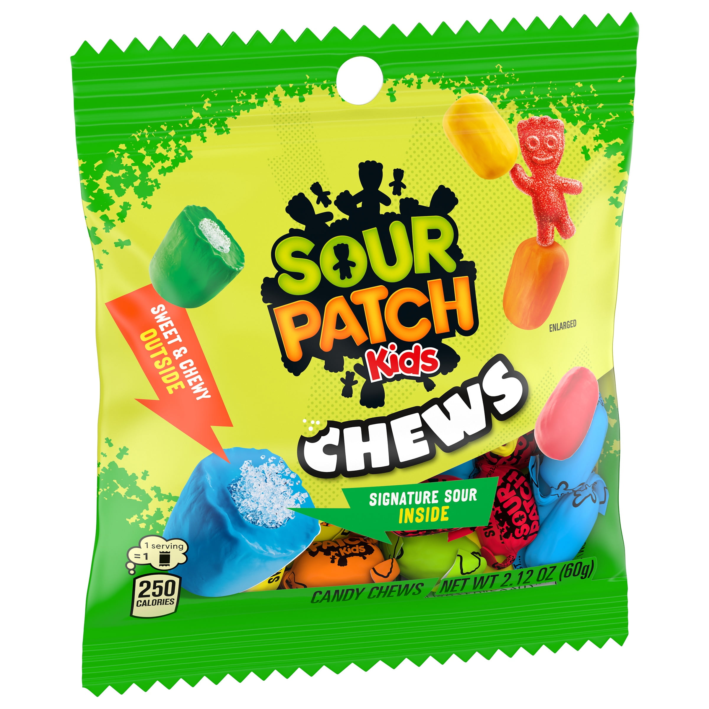 SOUR PATCH KIDS CHEWS ASSORTED SOFT CANDY 2.12 OZ