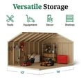 thumbnail image 6 of Little Cottage Co. 12x14 Value Gable Shed, Outdoor Wood Storage Do-It-Yourself Precut Kit, 6 of 13