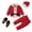 R31-Red, variant on RMGVDSD Toddler Boys Girls Christmas Santa Claus Outfits Winter Coat Tops Pants Xmas Hat Socks 4Pcs Clothes Kids Festival Outfits 4-5 Years