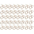 thumbnail image 1 of 40 juegos de hebillas OT de aleación, adornos DIY, pulsera, collar, accesorios, suministros para fabricación de joyas, oro rosa, 1 of 14