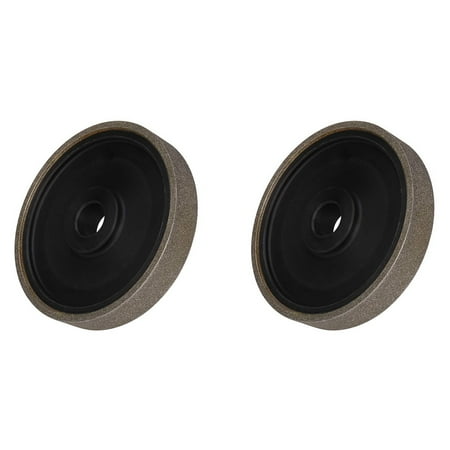 

Chamat 2PCS Diamond Lapidary Jewelry Grinding Wheel with 1Inch Arbor Hole (for Gem Granite Glass Stone Marble) 3000 & 400