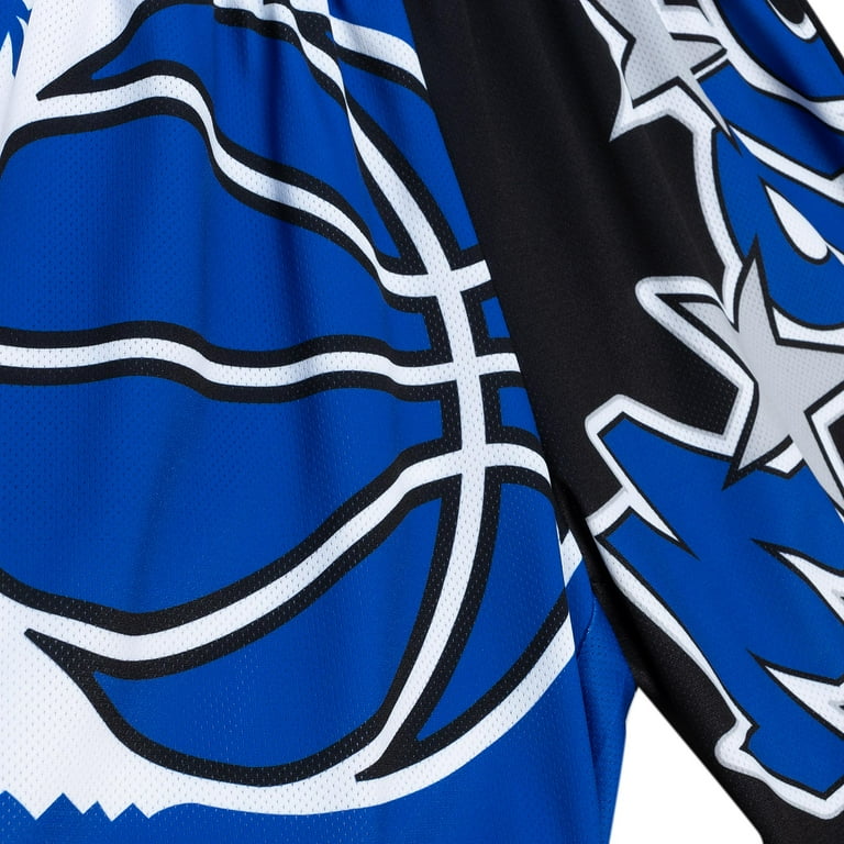 Men's Mitchell Ness Blue Orlando Magic Big Face Fashion