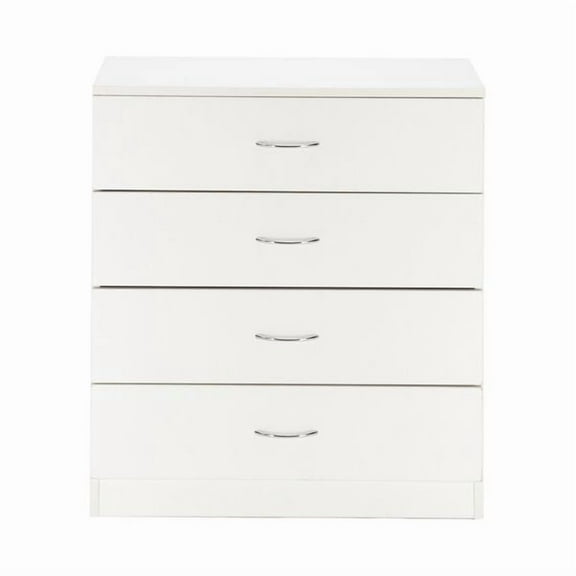 FCH Modern Simple 4-Drawer Dresser White