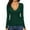 Green, variant on EDFBUYKRS Basic Long Sleeve Tops for Women Casual Fall Color Block Crewneck Womens Raglan Shirt Winter Clothing Green Block Tee Xl