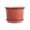 Red, variant on Trivibe Thickened Plastic Plant Pot with Matching Drainage Saucer Textured Surface Indoor Outdoor Planter Container for Garden Plants and Home Decor Arrangement