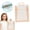 H, variant on NANDIYNZHI File Folders, 13 x 10.2 Inch, Blue, Practical for Office, Plastic Envelopes File Folders with Handle, Expanding File Folder, Clear Folders, Transparent Envelopes with Snap Closure