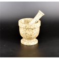 thumbnail image 1 of 4 in. Traditional Style Mortar & Pestle Set, Fossil Stone, 1 of 1