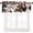 Fourrure d'Animal-brun-2, variante sur Cantonnière de Cuisine Imprimé Vache, Noir et Blanc, Décoration Maison, Draperies Courtes, Salon, Chambre, Café, Poche de Tringle, Traitement de Fenêtre, 1 Panneau, 54 Pouces L x 18 Pouces H
