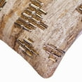 thumbnail image 2 of Cushion Cover, Beige 20"x20" (50x50 cm) Pillow Covers, Jacquard Silk Beaded Embroidery Throw Pillows For Sofa, Abstract Pattern Modern Style - Cabana Home, 2 of 3