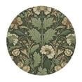 thumbnail image 2 of Nawypu  Fitted Round Tablecloth with Elastic Edge Wipe Clean William Morris Table Cloth for Outdoor/Indoor Use, 2 of 7