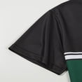 thumbnail image 6 of COSFO Casual Men Polo Shirts Short Sleeve Mesh Striped Shirt Golf Moisture Wicking Collared Loose Fit Pullover Tops, 6 of 7