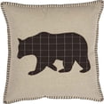 thumbnail image 2 of Wyatt Bear Applique Pillow 18x18, 2 of 2